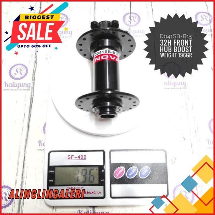 NOVATEC HUB FREEHUB DEPAN BOOST 15X110MM SIX BOLT 32 HOLE SEPEDA MTB HEMAT