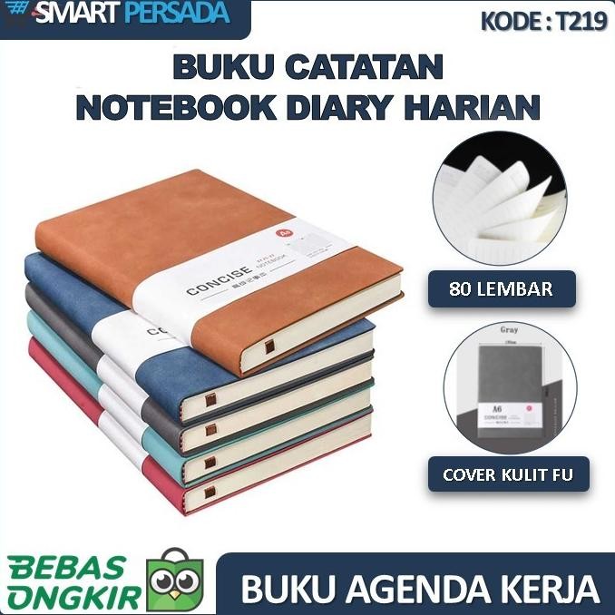 

Promo!! Buku Catatan Diary Agenda Book Kerja Kulit Notebook Harian Planner A6