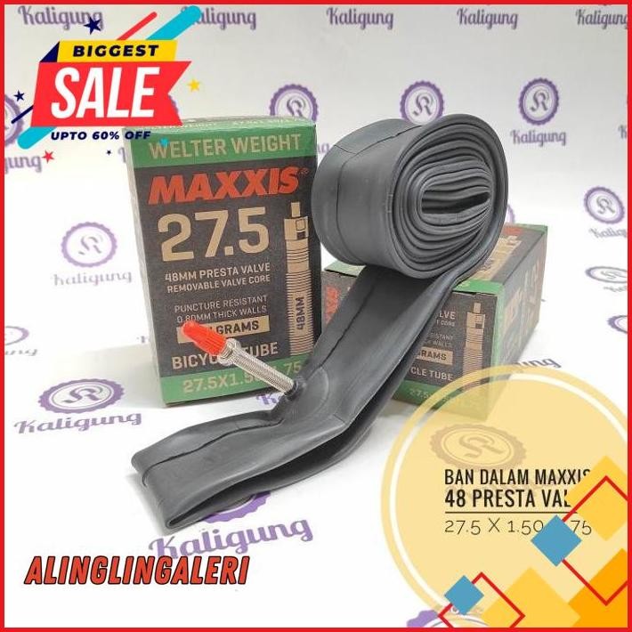 MAXXIS BAN DALAM MTB HYBRID 27.5 X 1.50 - 1.75 PENTIL PRESTA 48MM TERMURAH