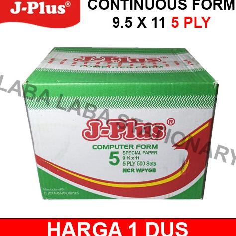 

TERBARU - Continuous Form JPlus Rangkap 5
