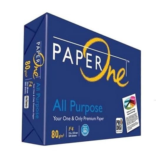 

BEBAS ONGKIR - Kertas Hvs Paper One F4 80gram Box
