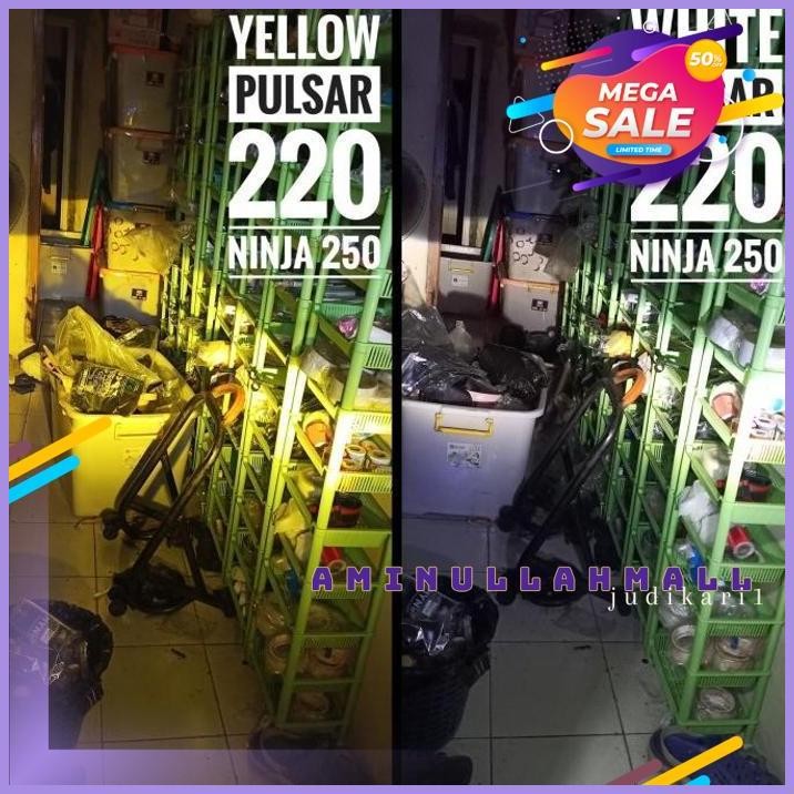 LAMPU LED BAJAJ PULSAR 220 12000LM 25W H7 12V HARGA SATUAN HIGHT QUALITY