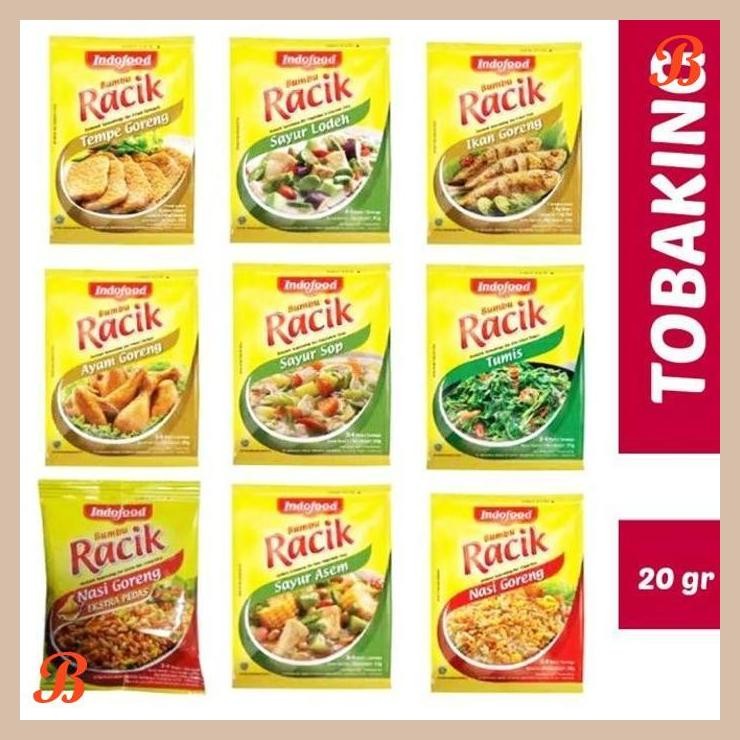 

| RMP | BUMBU RACIK INDOFOOD VARIAN BUMBU MASAK INSTAN