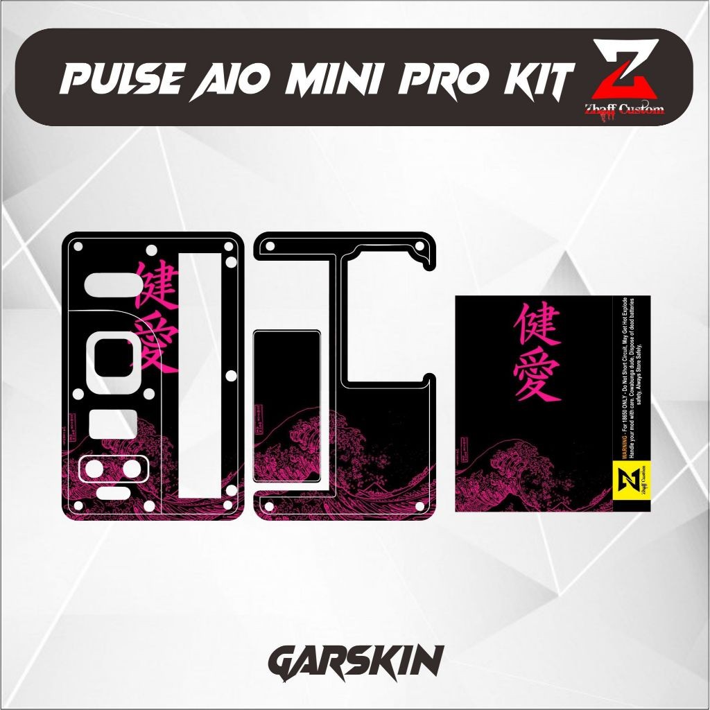 

*PromoTerjangkau* Zhaff Vynil Plsmini Prokit Anti Luntur Type 2 Garskin Wrap Stiker Premium / X Casing Case COD