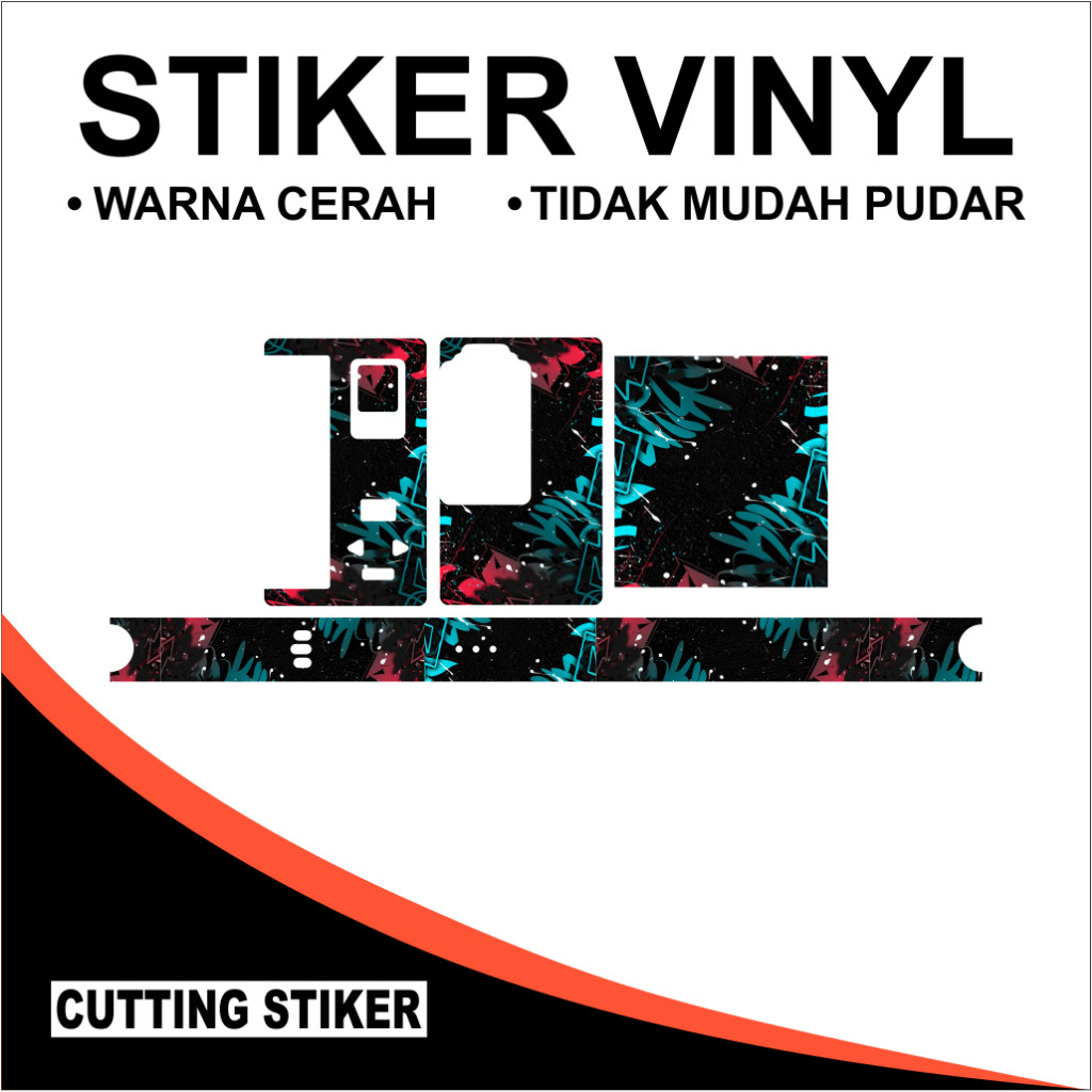 

*PromoTerjangkau* Paketan Stiker B80 Laminasi Doff 45 Garskin Wrap Stiker Premium / X Casing Case COD