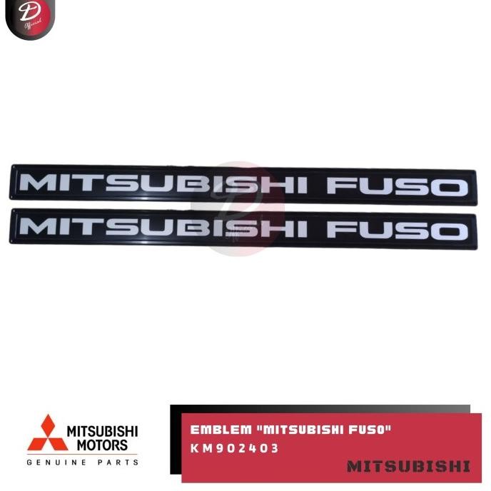 EMBLEM MITSUBISHI FUSO PS190 PS220 FM517 KM902403 ORIGINAL ASLI MITSUBISHI 100% GENUINE PARTS TERMUR