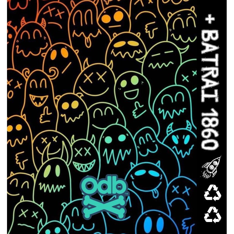 

*PromoTerjangkau* Famstore Stiker Wrap Baterai 18650 Art Random Dan Anti Gores 10 Garskin Wrap Stiker Premium / X Casing Case COD