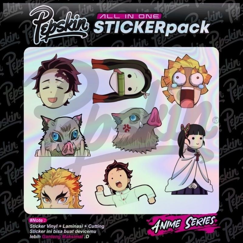

*PromoTerjangkau* Pack Hologram Demon Slayer Ds 02 Garskin Wrap Stiker Premium / X Casing Case COD