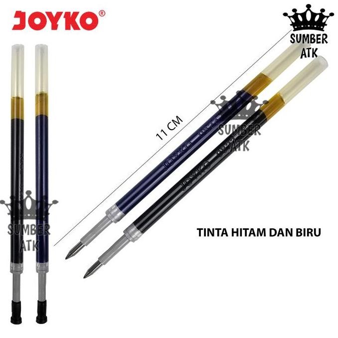 

Murah!! Gel Pen Refill Gpr-267 0.5 Mm 1 Box Isi 24 Pcs Isi Ulang Pen Isi Pulpen Joyko Black Blue