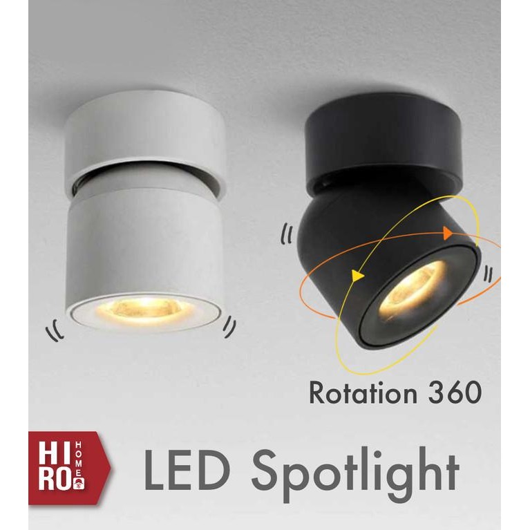 Lampu Spot 360 Spotlight Downlight Led Fitting Sorot Outbow