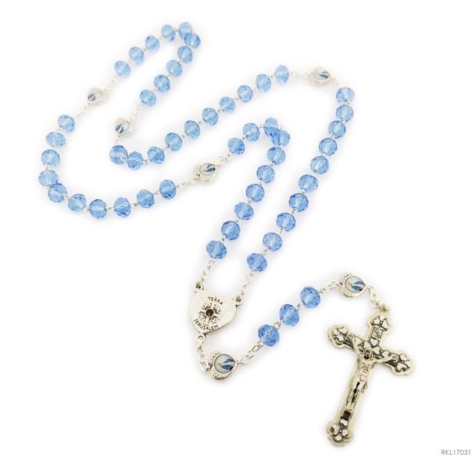 Produk Terbaik] Rosario Crystal Ceko Miracolosa Rohani Katolik