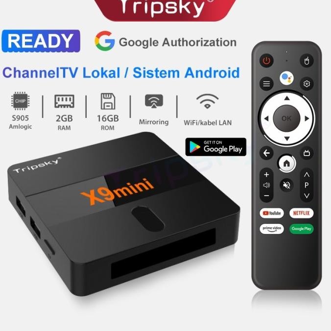 Set Top Box Androird Tv box 2GB+16GB STB 2.4g Wifi Android 9.0 Tv Box