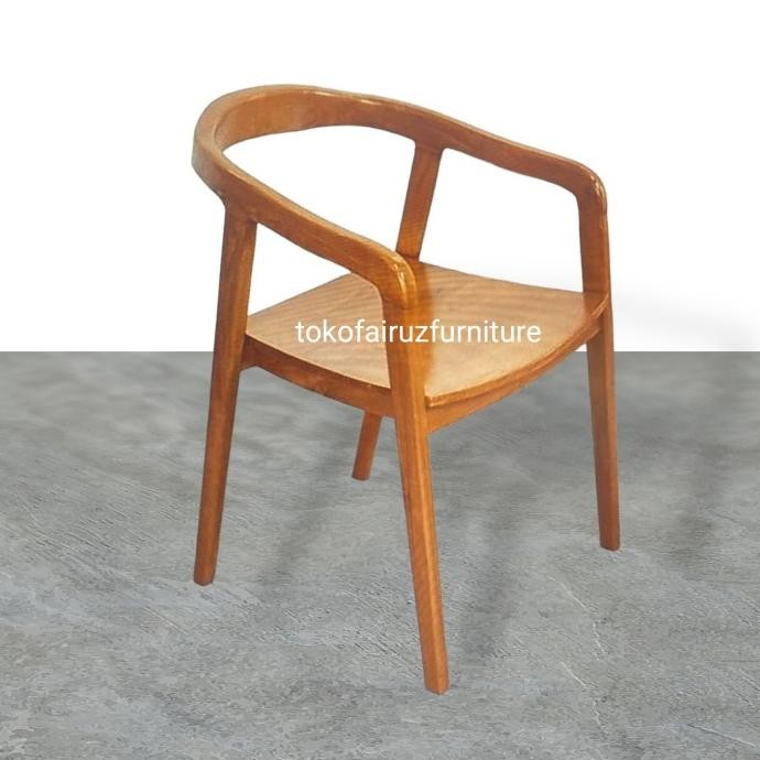 PREMIUM kursi Selly kotak cafe makan teras minimalis modern kayu jati promo