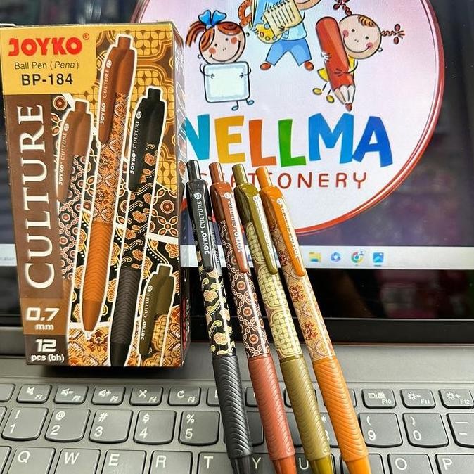 

Diskon!! Pulpen Joyko Batik Bp-184 Culture 0.7Mm Cetek ( Isi 12 Pcs )