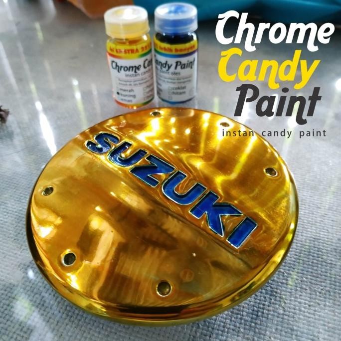 

!!!!!!] Cat Pewarna Logam Basis CHROME CANDY PAINT Isi Lebih Banyak12.5ml