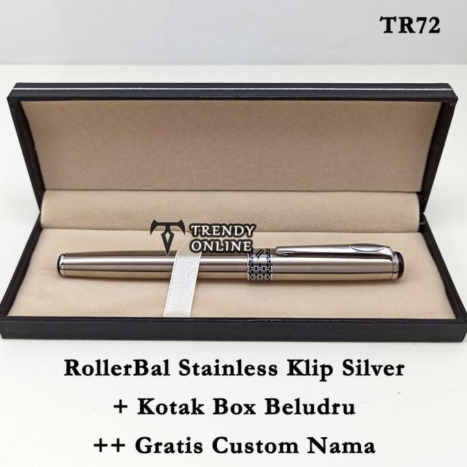 

Murah!! Pulpen Exclusif Roller Ball Tr72 Dan Box, Free Cetak Nama Custom