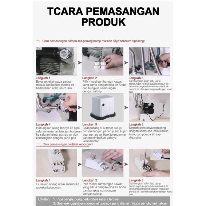 POPompa Air Otomatis Pompa Air Pompa Pendorong Air Otomatis Pompa Air Sumur Pompa Booster l21t