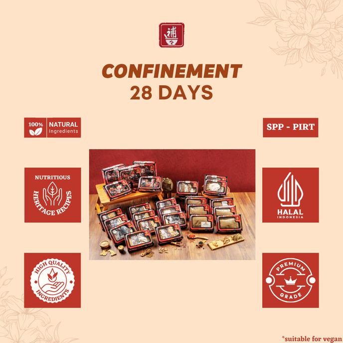 Ciakpo Confinement Set 28 Days + Herbal Bath