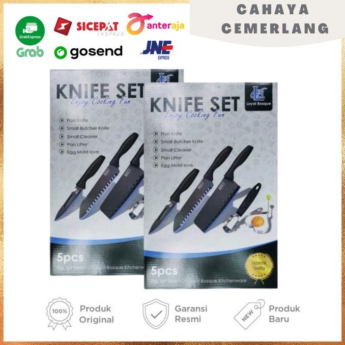 Sale Pisau Knife Set 5 Loyal Bosque