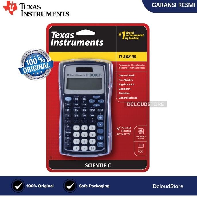 

TERBARU - Calculator Original Texas Instruments TI 30X IIS Scientific Kalkulator