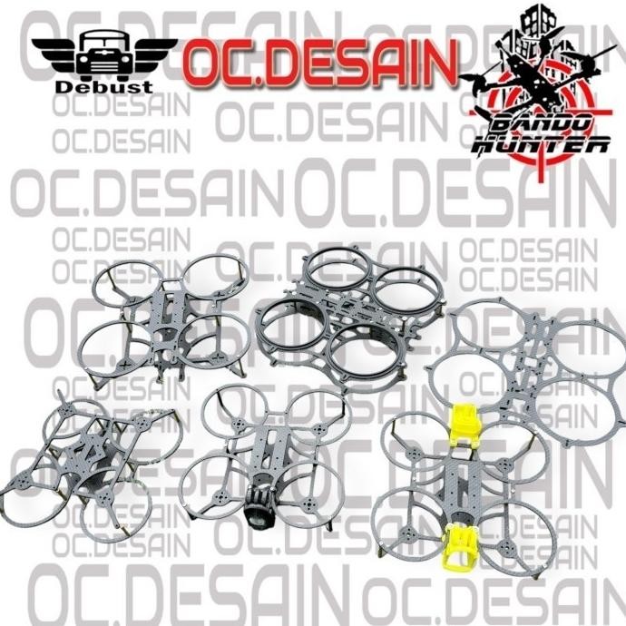 NEW Drone Frame 2,5 inch whoop custom OC.Desain