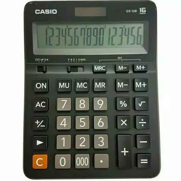 

BEBAS ONGKIR - kalkulator calculator casio meja dagang office casio gx-16b gk16b ori