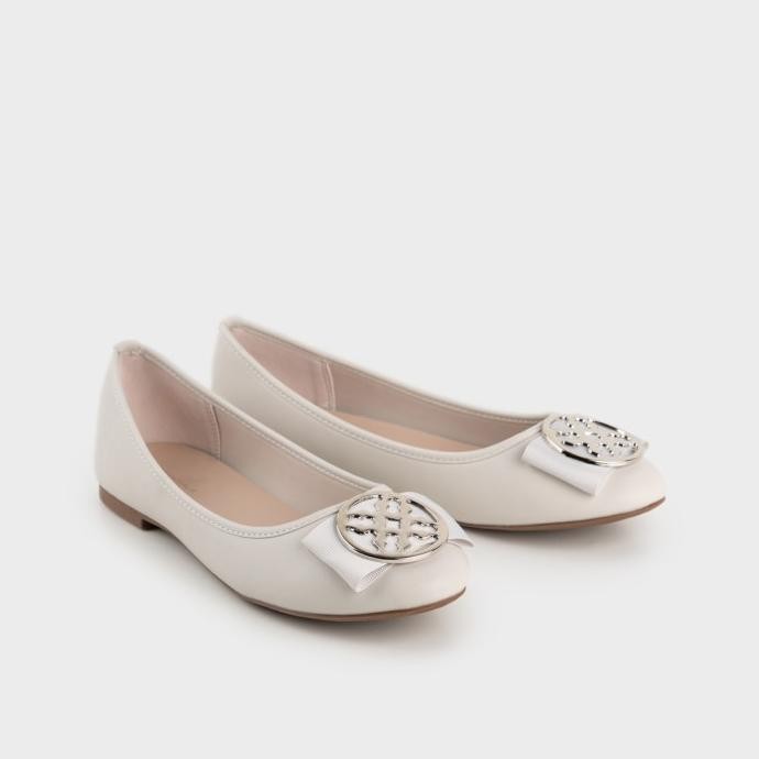 URBAN&CO ESSENTIALS SHOES MURA - BEIGE SEPATU FLAT SHOES WANITA ELEGAN TERLARIS 100% ORIGINAL BRANDE