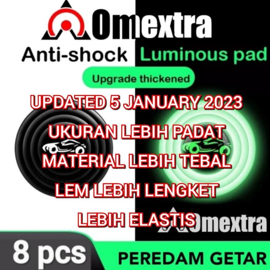8Pcs Anti Shock Pad Omextra Peredam Getar Pintu Mobil Peredam Getaran