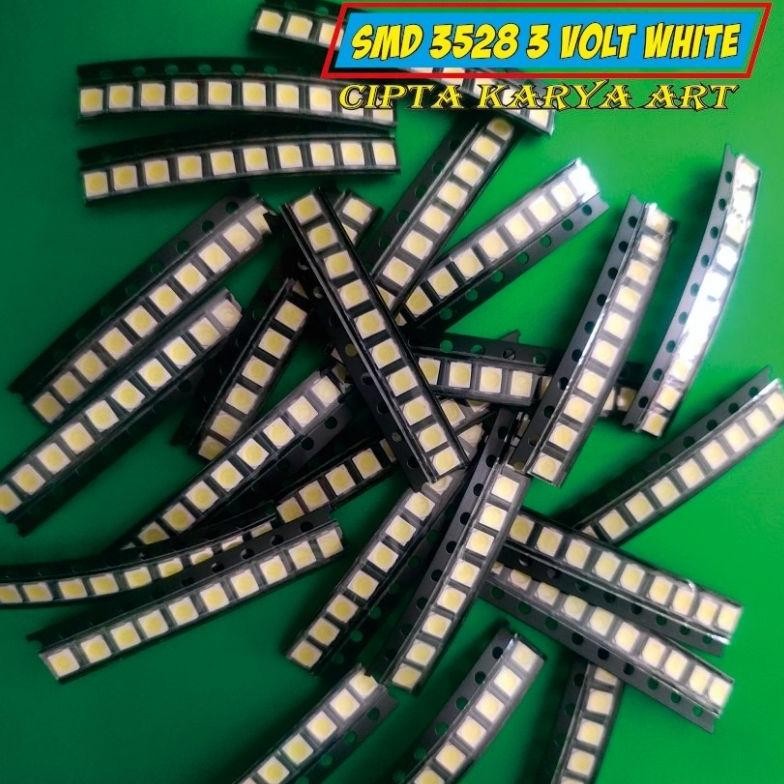 Lampu Speedometer Led Smd 3528 Putih 10 Pcs Kecerahan Baik