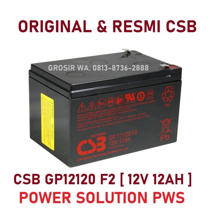 Murah BATTERY PANASONIC 12V 12AH aki Baterai kering Panasonic 12V 12Ah Non COD