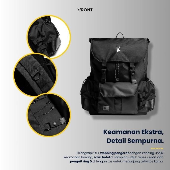 Sale Vront Zs - Backpack 17 Inch - Black