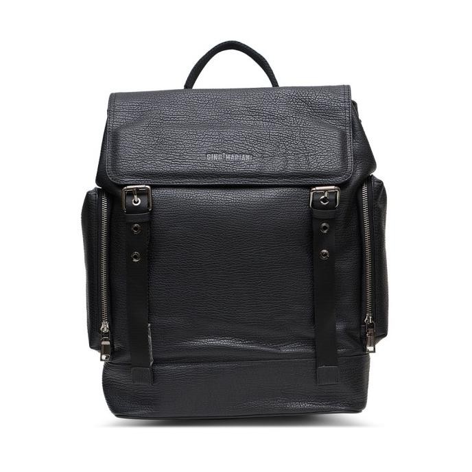 Promo Tas Kulit Ransel Pria Gino Mariani Ermanno Hitam