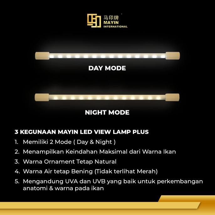 Promo Lampu Led Mayin Plus Aquarium Ikan Arowana / Arwana - 172Cm