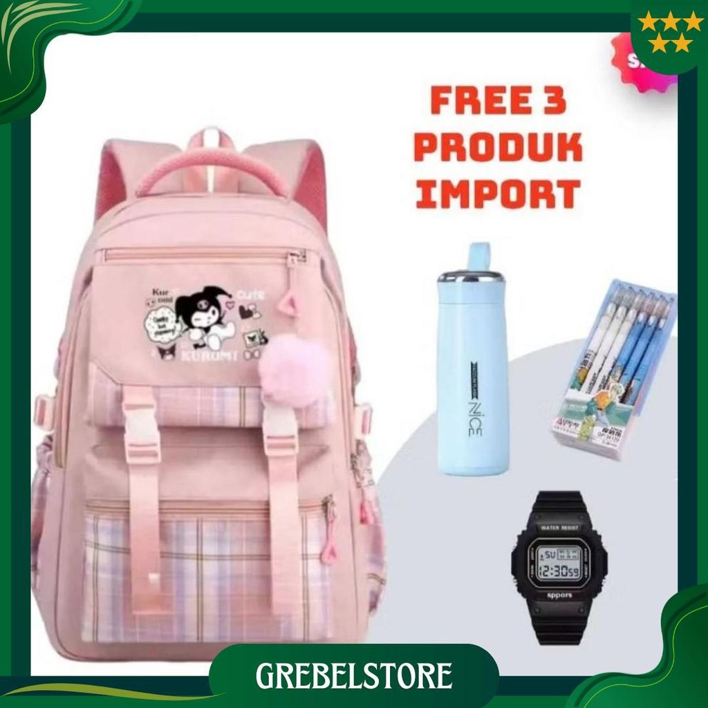 Tas Anak Sekolah Import/Tas Anak Sd Smp Sma Kuliah Import Model Terbaru/Tas /Tas Sekolah Anak Cewek/