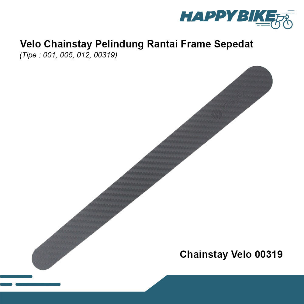 Velo Chainstay Pelindung Rantai Sepeda Motif Carbon 00319