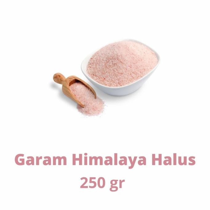 

Buruan beli] [250 gram] Garam himalaya halus/himalayan pink salt