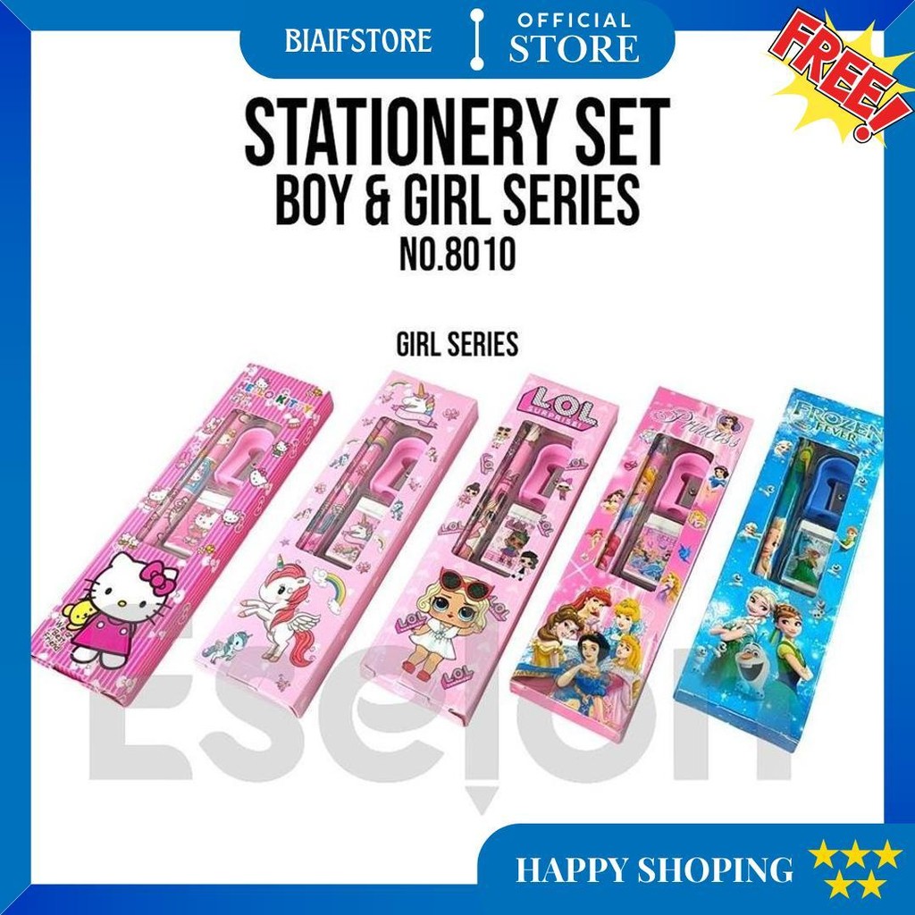 

Paket Alat Tulis 5In1 / Alat Tulis Set / Paket Alat Tulis Karakter / Stationery Set 8010 D Terlaris