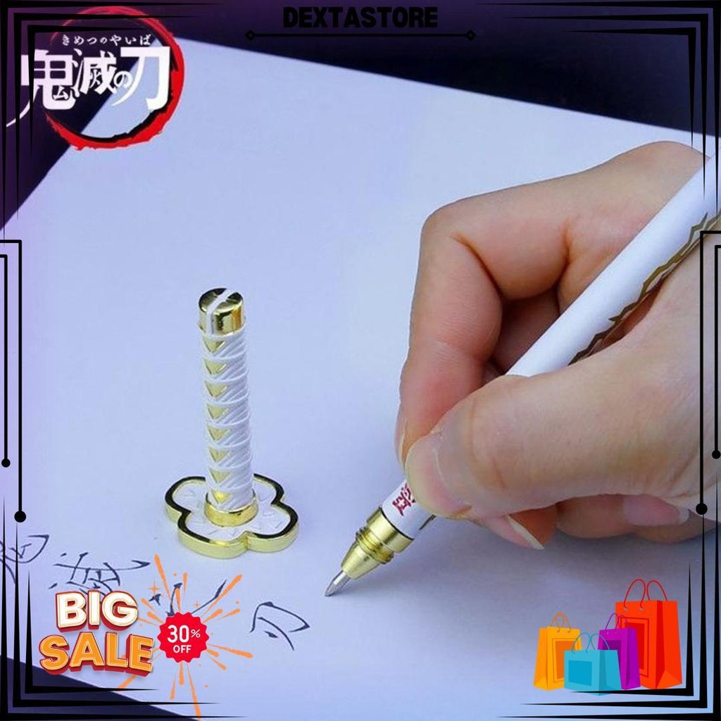 

Pena Pulpen Pedang Sword Pen Anime Demon Slayer Kimetsu No Yaiba Tanjiro Zenitsu Giyu Rengoku Alat Tulis D Termurah