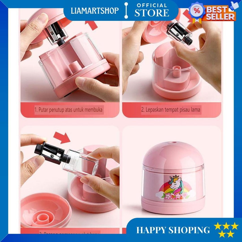 

11 In 1 Electric Stationery Set / Set Alat Tulis Elektrik Rautan Penghapus Vacuum Pensil D Termurah