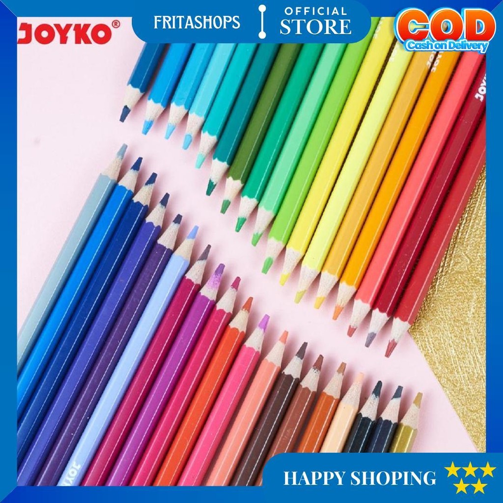 

Joyko Pensil Warna Joyko 24 Warna Panjang Cp 104 Woodless Colour Pencils Color Pencil Alat Tulis Mewarnai Pinsil Warna Perlengkapan Sekolah D Sale