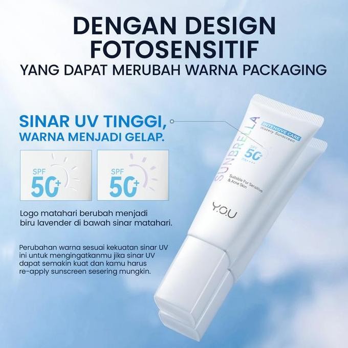BEST SELLER YOU SUNBRELLA INTENSIVE CARE WATERY SUNSCREEN SPF50+ PA++++ [SUNSCREEN KEVIN COC] TABIR 