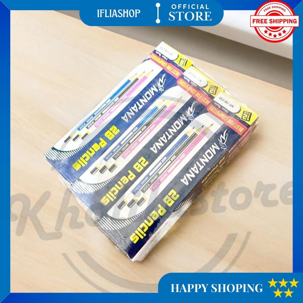

Pensil 2B Montana Warna Tricolour Isi 12 Pcs D Termurah