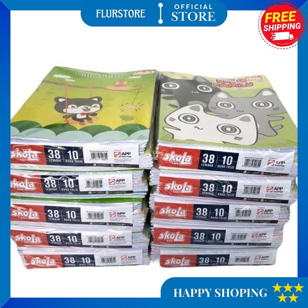 

Buku Tulis Skola By Sidu 38 Lembar 1 Pak Isi 10Pcs D Termurah