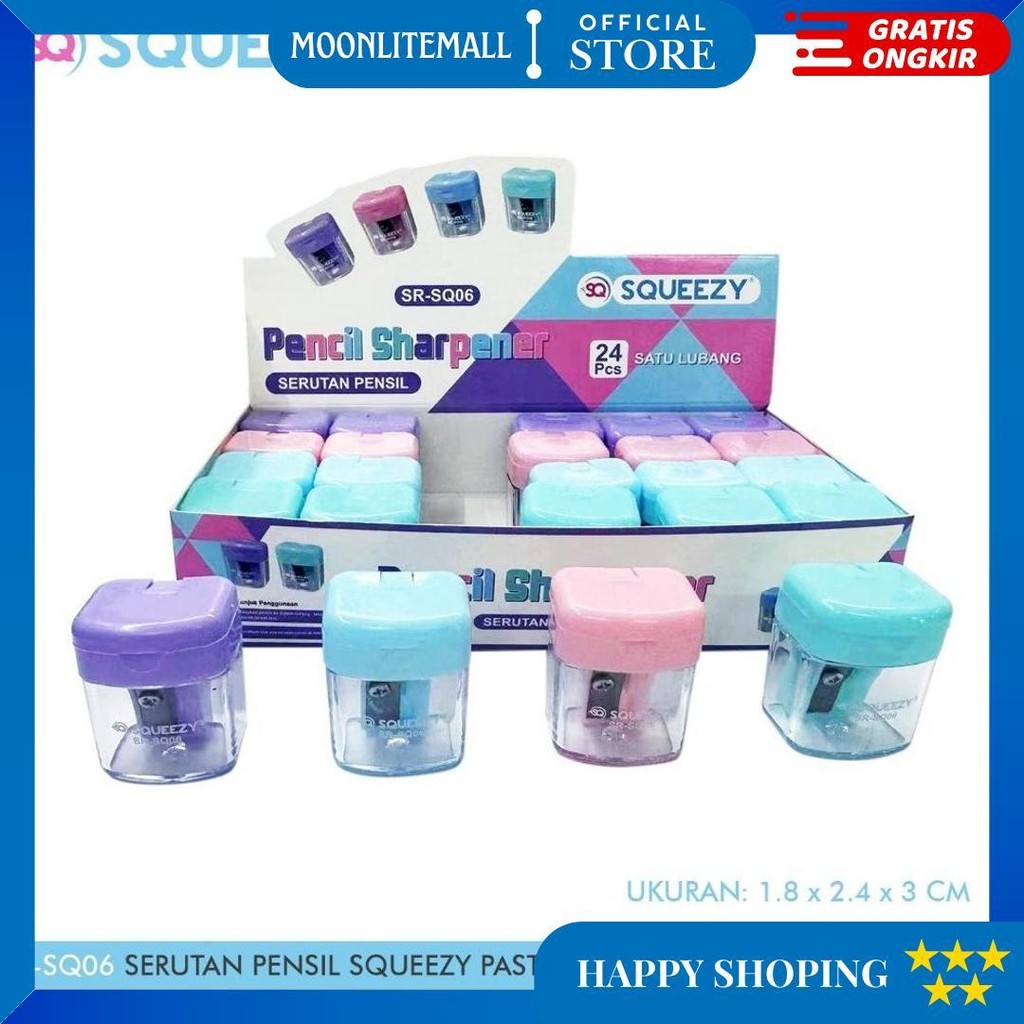 

Harga Grosir 6 Pcs Serutan Pensil Rautan Pensil Pensil Sharpener Pastel Sr-Sq06 D Promo 4.4