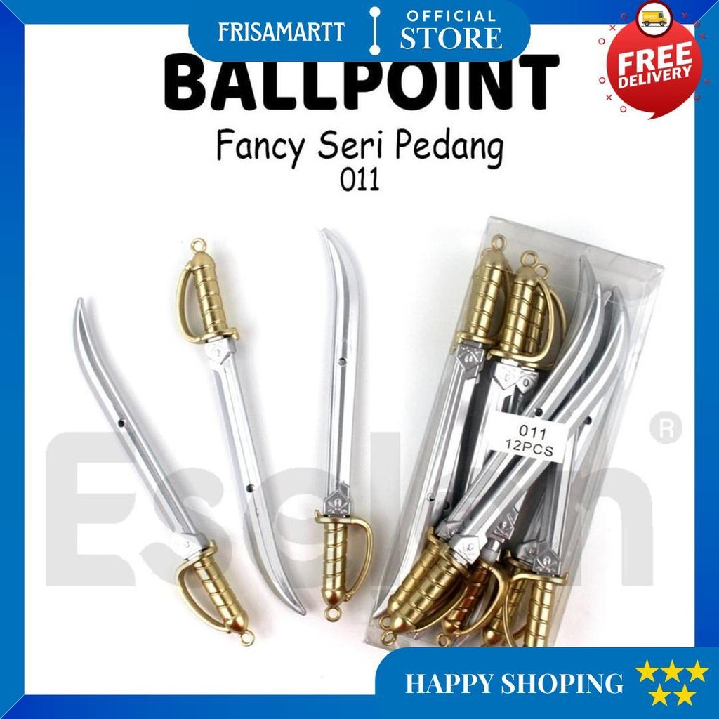 

12Pcs Pulpen Gel Fancy / 1 Pak Pulpen Fancy Bentuk D Terlaris