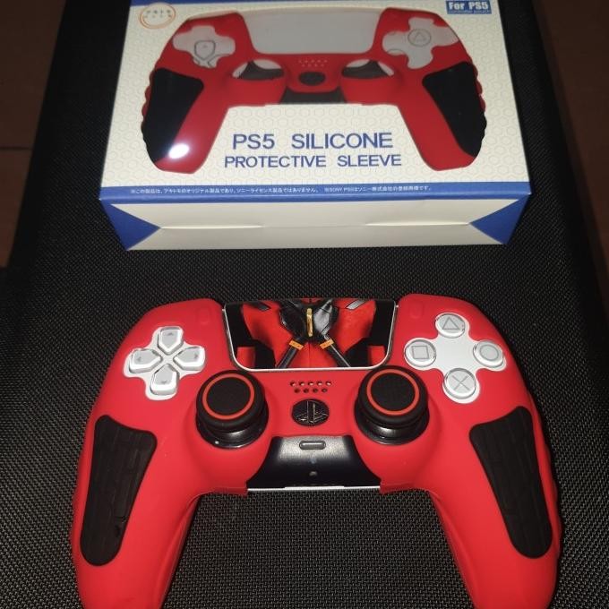 Sale Iine Ps5 Controller New Dualsense Silicon Silikon Glove Deadpool Version Includ Analog Caps, Sk