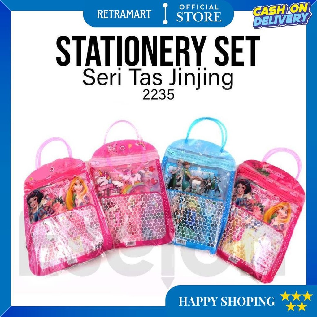 

Stationery Set Tas 2235 /7In1 Alat Tulis Set Tas / Paket Alat Tulis / Stationery Set Tas D Promo 4.4