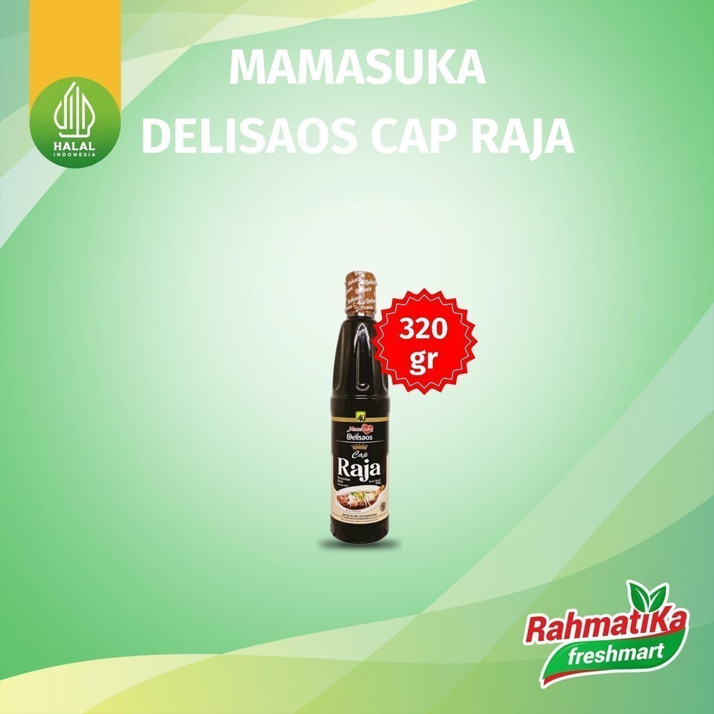 

Mamasuka Delisaos Kecap Asin Cap Raja 320 gram