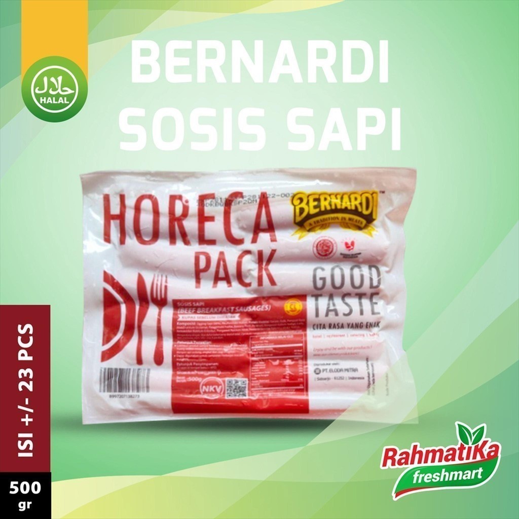 

Bernardi Horeca Pack Sosis Sapi / Beef Breakfast Sausages 500 gr