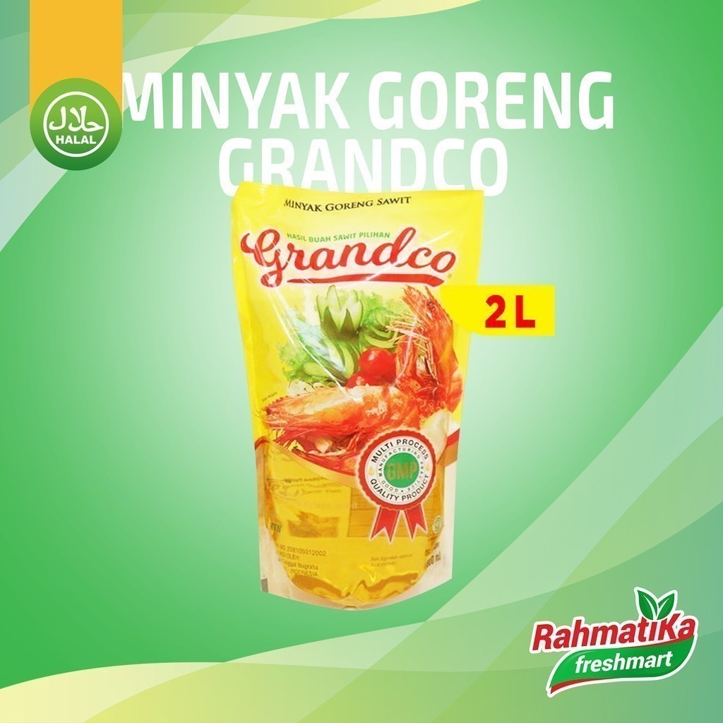 

Grandco Minyak Goreng Refill / Minyak Goreng Sawit 2 Liter